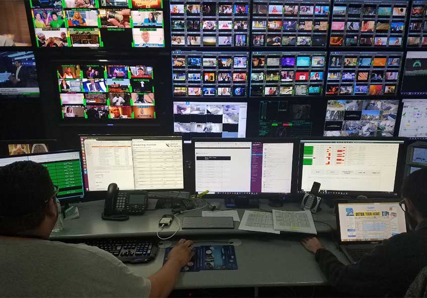 United Teleports NOC — network monitoring operators