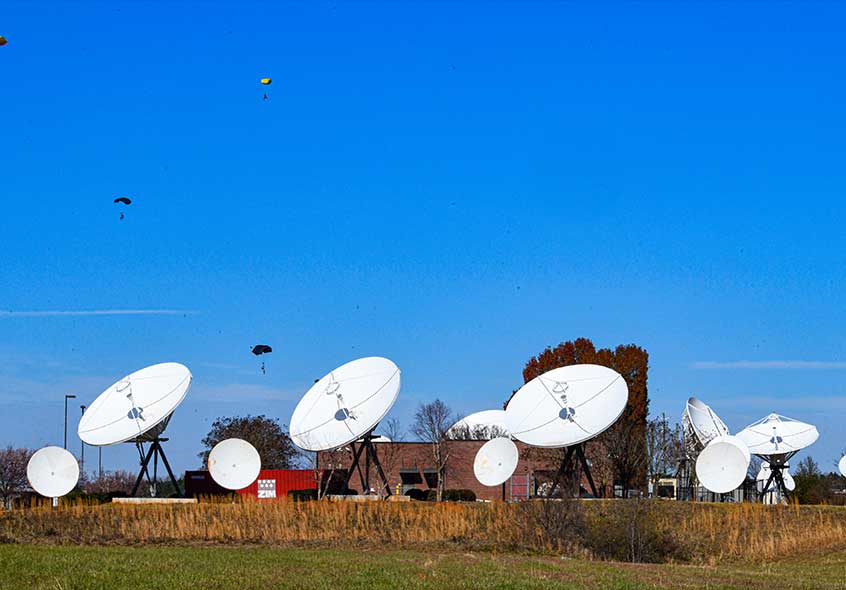 United Teleports broadcast antenna infrastructure